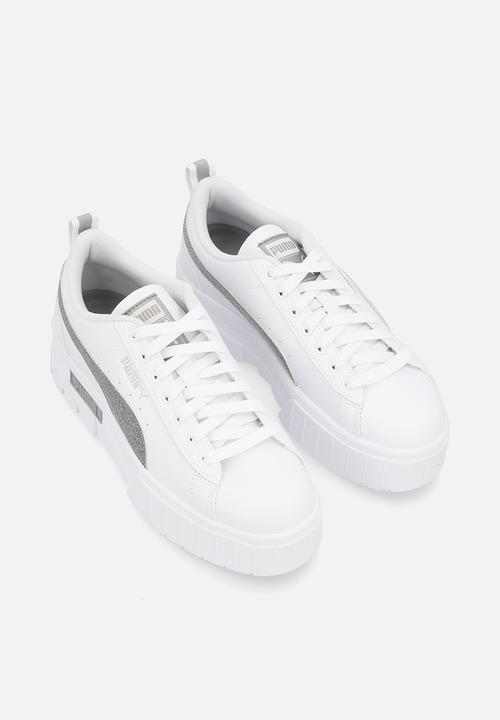 PUMA - Mayze glitter junior puma - white/silver