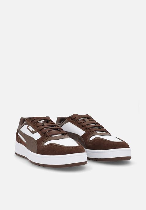 PUMA - Court Classic Street Sd Jr - Puma White-Chestnut Brown