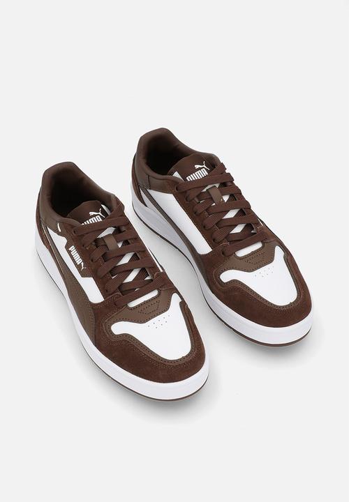PUMA - Court Classic Street Sd Jr - Puma White-Chestnut Brown