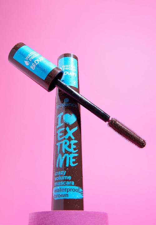 essence - I LOVE EXTREME Crazy Volume Mascara Waterproof - 01 Brown