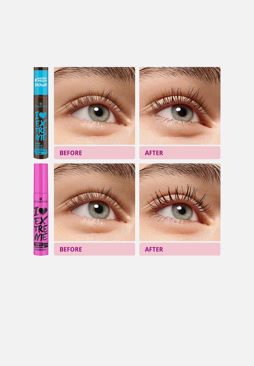 essence - I LOVE EXTREME Crazy Volume Mascara Waterproof - 01 Brown