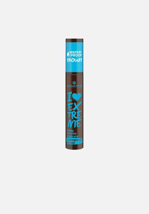 essence - I LOVE EXTREME Crazy Volume Mascara Waterproof - 01 Brown