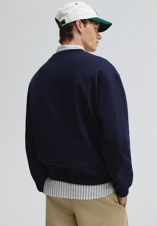 H&M - Loose fit sweatshirt - navy blue capital
