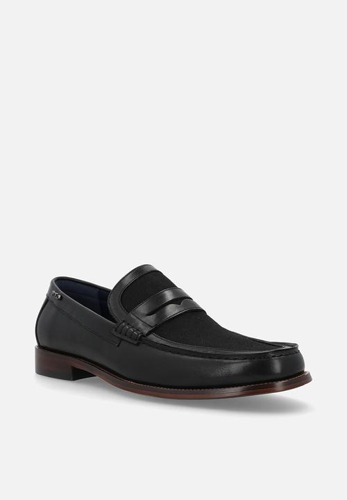 POLO - Jacquard Monogram Penny Loafer - Black