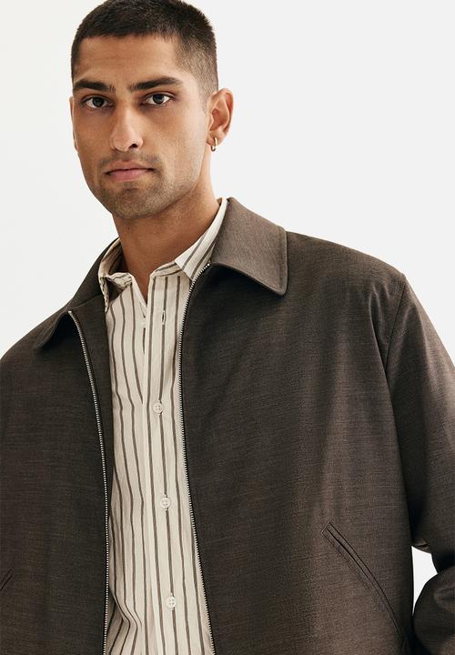 H&M - Regular fit jacket - brown