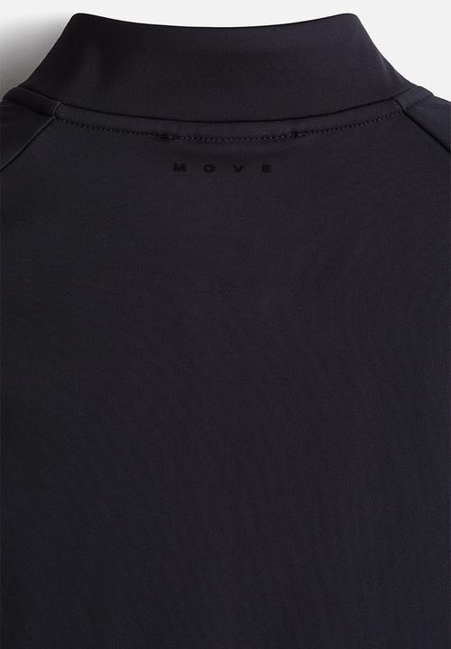 H&M - Zip-top midlayer sports top with thermomove™ - grey