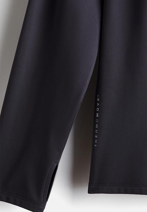 H&M - Zip-top midlayer sports top with thermomove™ - grey
