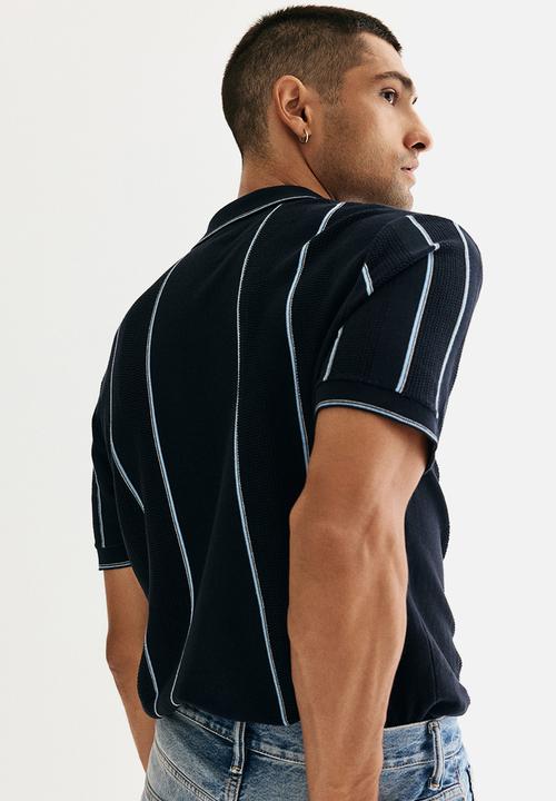 H&M - Regular fit polo shirt - navy blue