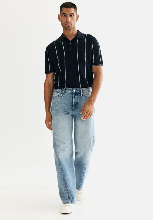 H&M - Regular fit polo shirt - navy blue