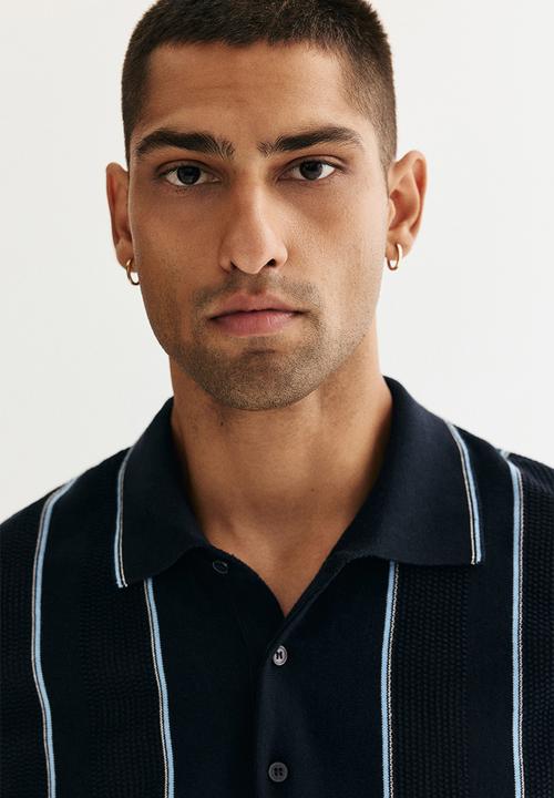 H&M - Regular fit polo shirt - navy blue