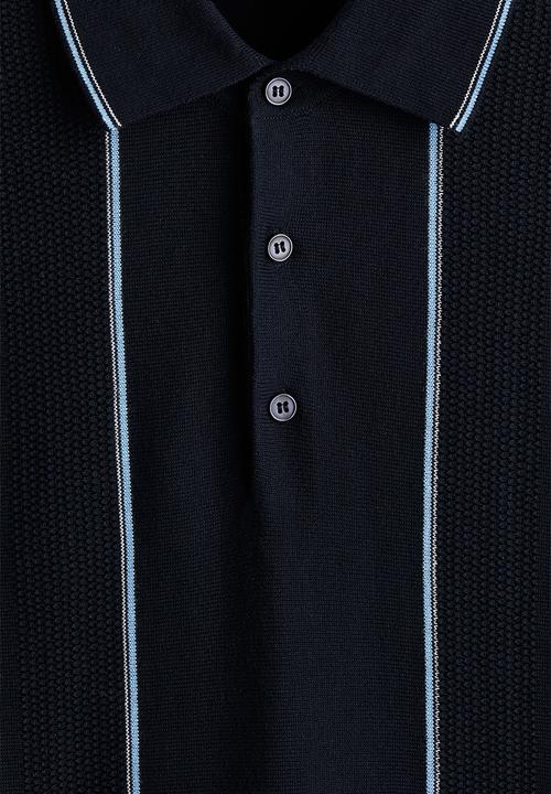 H&M - Regular fit polo shirt - navy blue