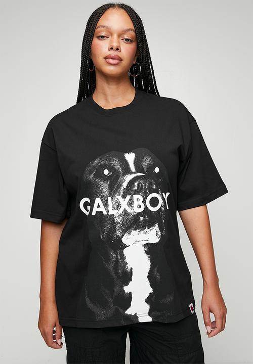 GALXBOY - CARROT T-SHIRT  - BLACK