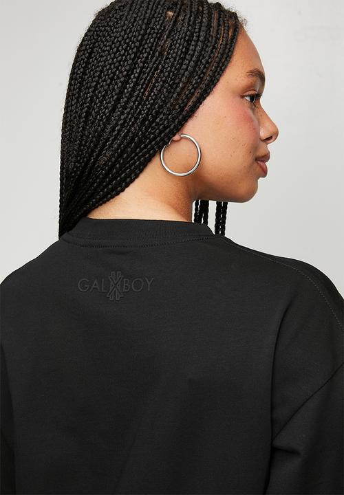 GALXBOY - CARROT T-SHIRT  - BLACK
