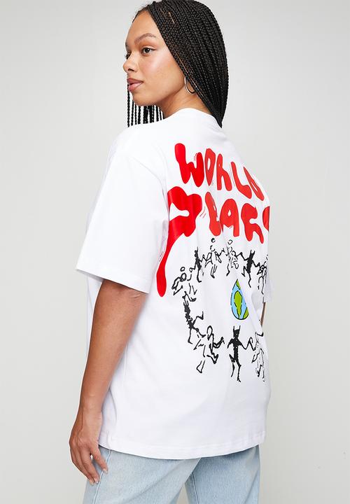 WORLD PEACE 3.0 T-SHIRT - WHITE