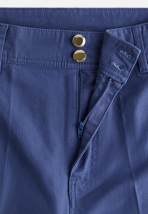 H&M - Canvas trousers - blue
