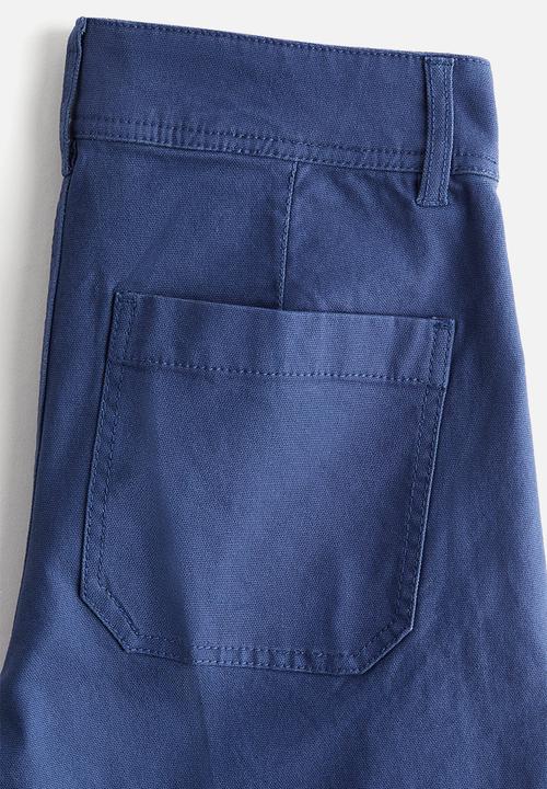 H&M - Canvas trousers - blue