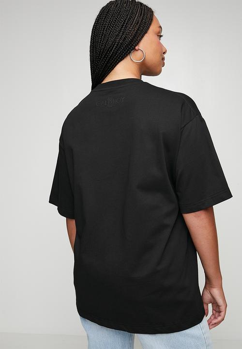 GALXBOY - VINTAGE T-SHIRT  - BLACK 