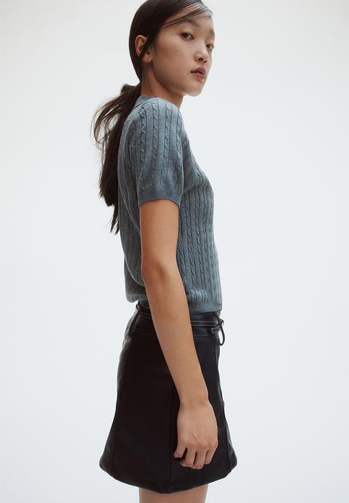 H&M - Mini skirt - black