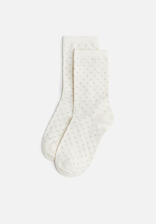 H&M - 7-pack socks - black glittery