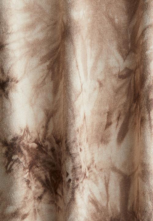 H&M - Printed cotton t-shirt - beige/tie-dye