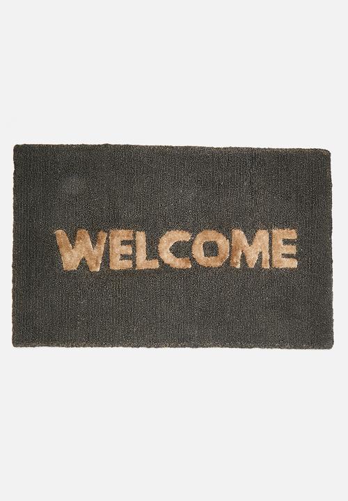 Sixth Floor - Welcome Jute Doormat  2pk 