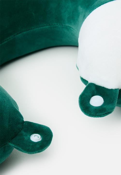 Pop Candy - Travel pillow & eye mask set - deep viridian green