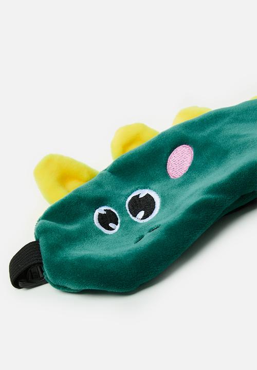 Pop Candy - Travel pillow & eye mask set - deep viridian green