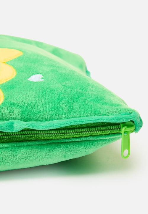Pop Candy - 2-in-1 blanket & pillow - green/yellow