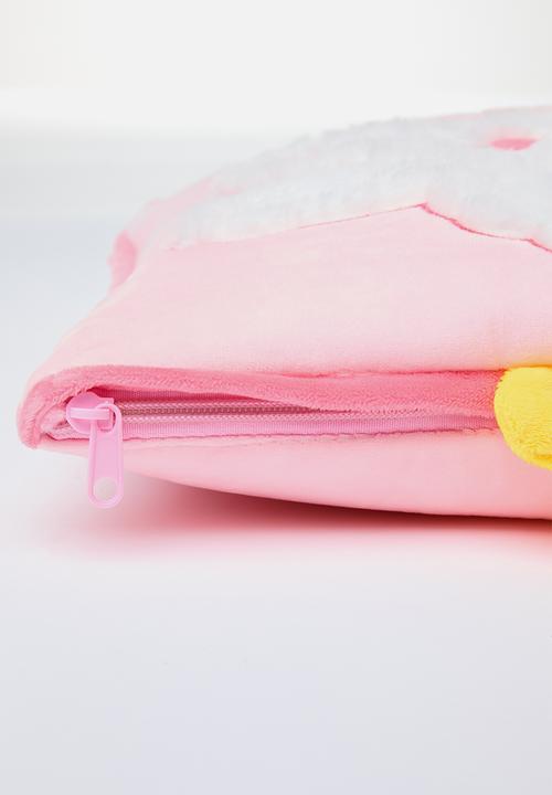 Pop Candy - 2-in-1 blanket & pillow - pink