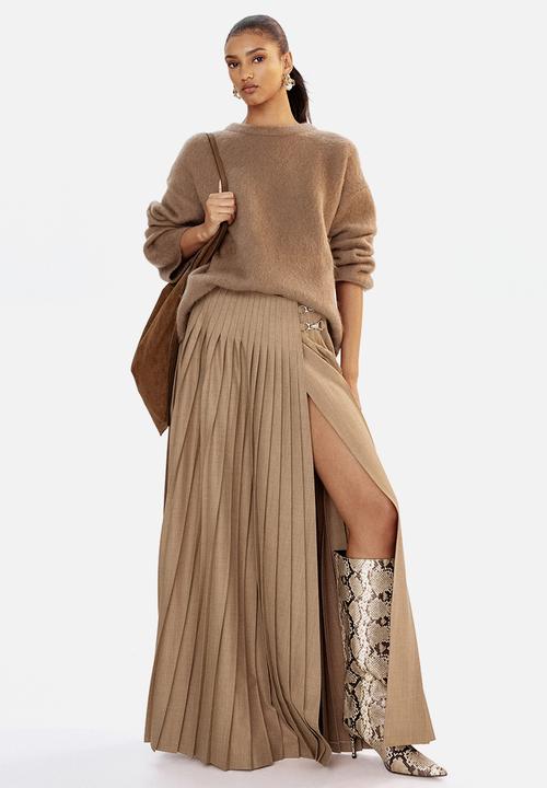 H&M - Oversized mohair-blend jumper - brown