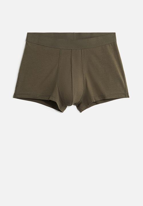 H&M - 3-pack short trunks with lycra® - blue/green/red 