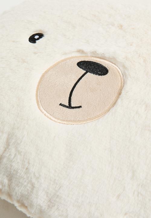 H&S - Bear cushion - Cream