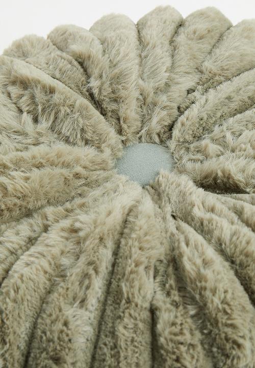 H&S - Flora round cushion - Green