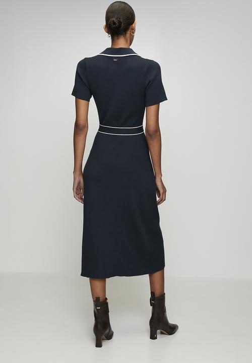 Pringle of Scotland - Pringle annie knit dress - navy