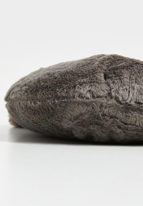 H&S - Bear cushion - Grey