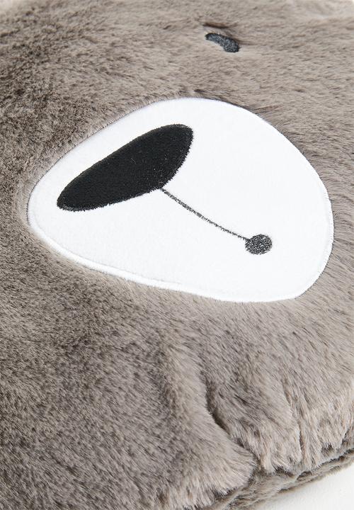 H&S - Bear cushion - Grey