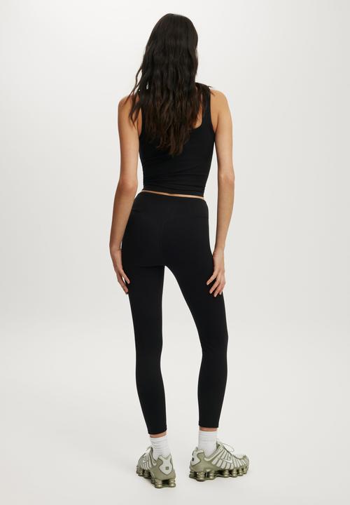 Cotton On - Ultra Soft Contour 7/8 Length Tight - Black