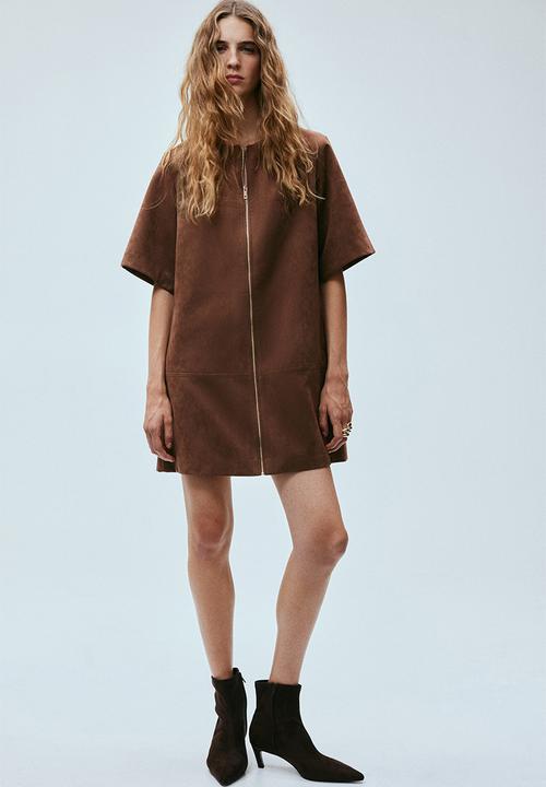 H&M - Heeled sock boots - dark brown