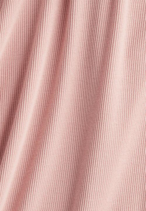 H&M - Ribbed t-shirt - pink