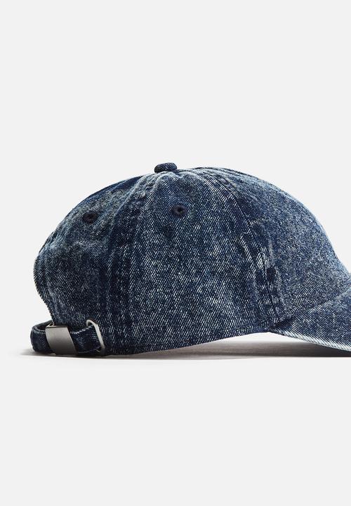 H&M - Cotton twill cap - denim blue washed