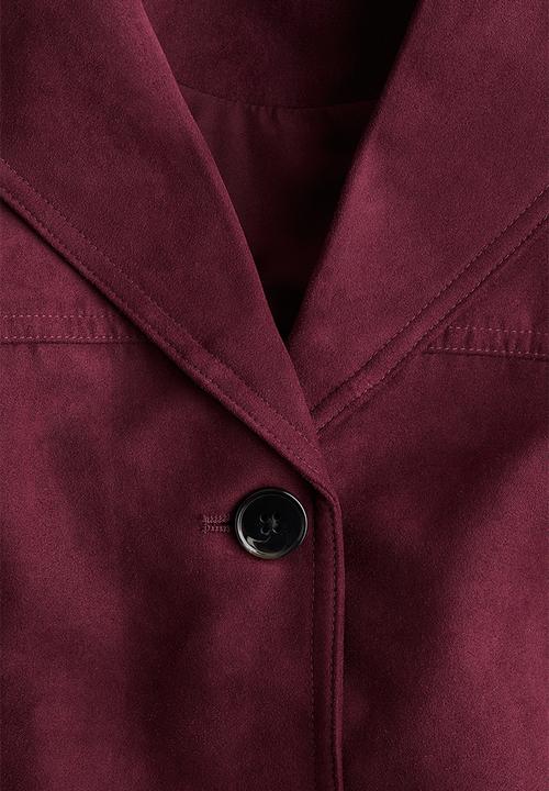 H&M - Jacket - plum red