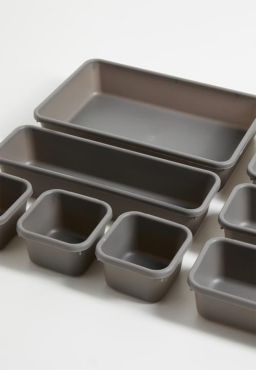 Storage Solutions - Tray Storage Boxes - Grey