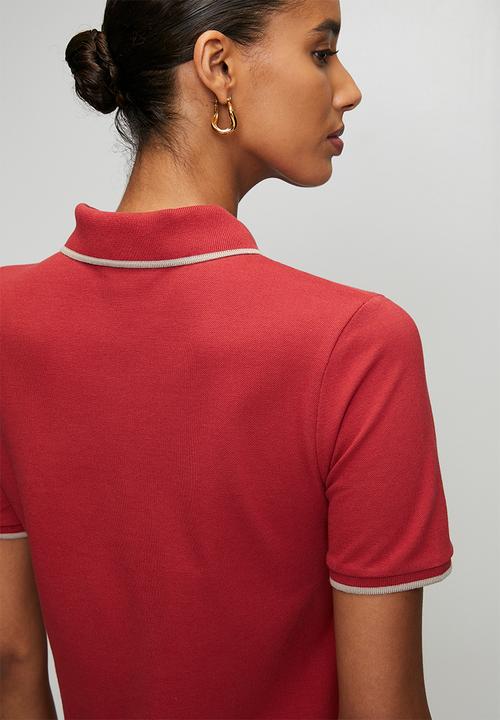 POLO - Wmn Leah Golfer Dress - Garnet