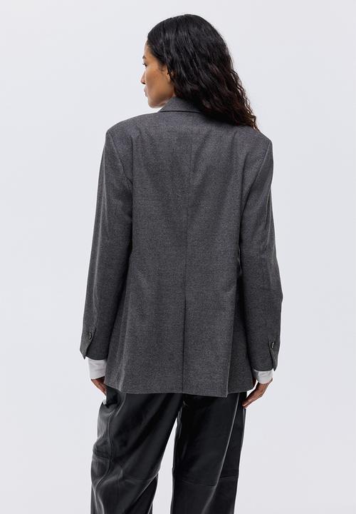 H&M - Single-breasted blazer - dark grey