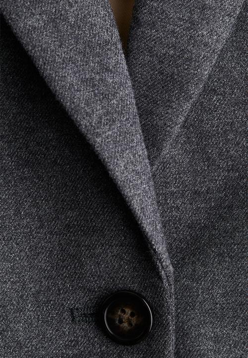 H&M - Single-breasted blazer - dark grey