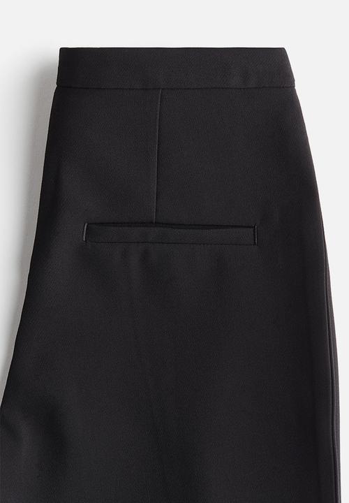 H&M - Flared trousers - black