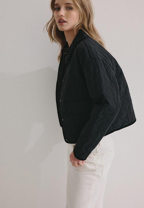 H&M - Quilted jacket - black