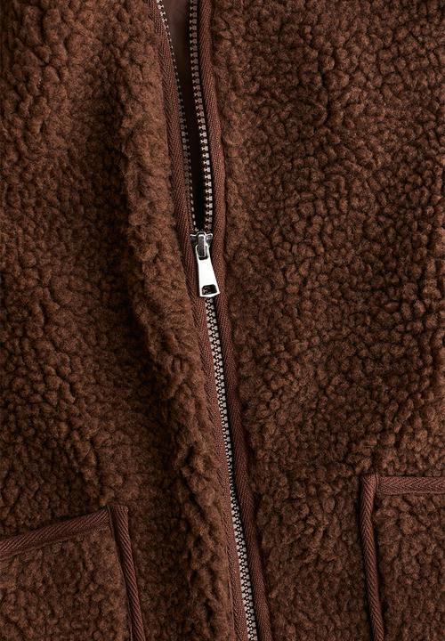 H&M - Teddy gilet - dark brown