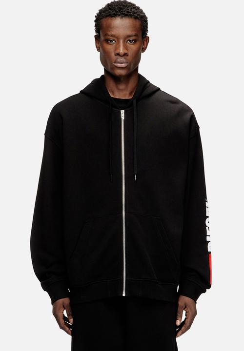 Diesel  - S-boxt-zip-hood-div - black