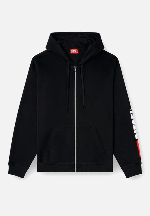Diesel  - S-boxt-zip-hood-div - black